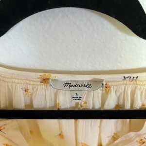 Madewell Quarter sleeve shirt